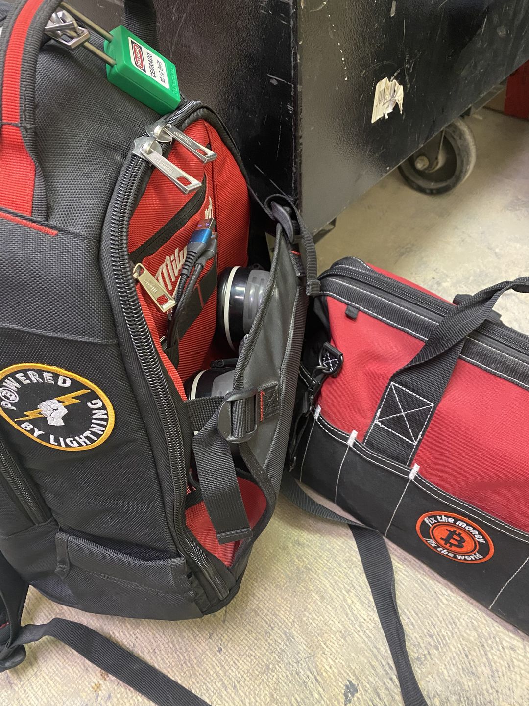 Customer photo review of Fix The Money Fix The World Embroidered Patch