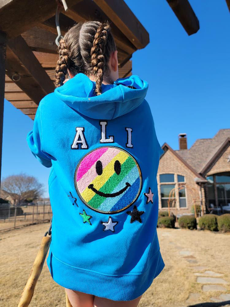 Customer photo review of Kids Zip Hoodie