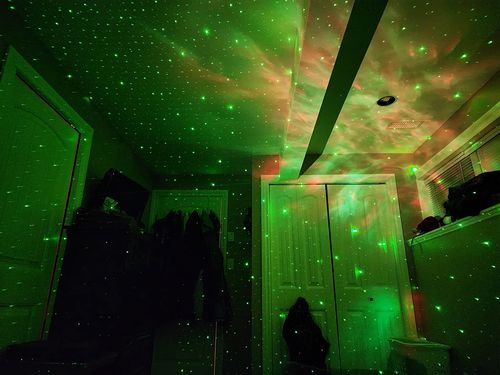 Customer photo review of Astronaut Galaxy Projector