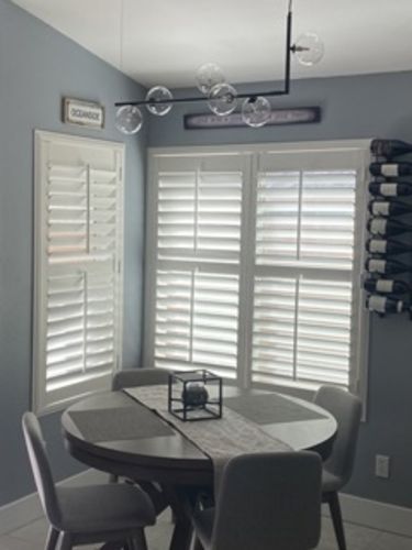 Customer photo review of Modern Design 6-Light Linear Bubble Chandelier