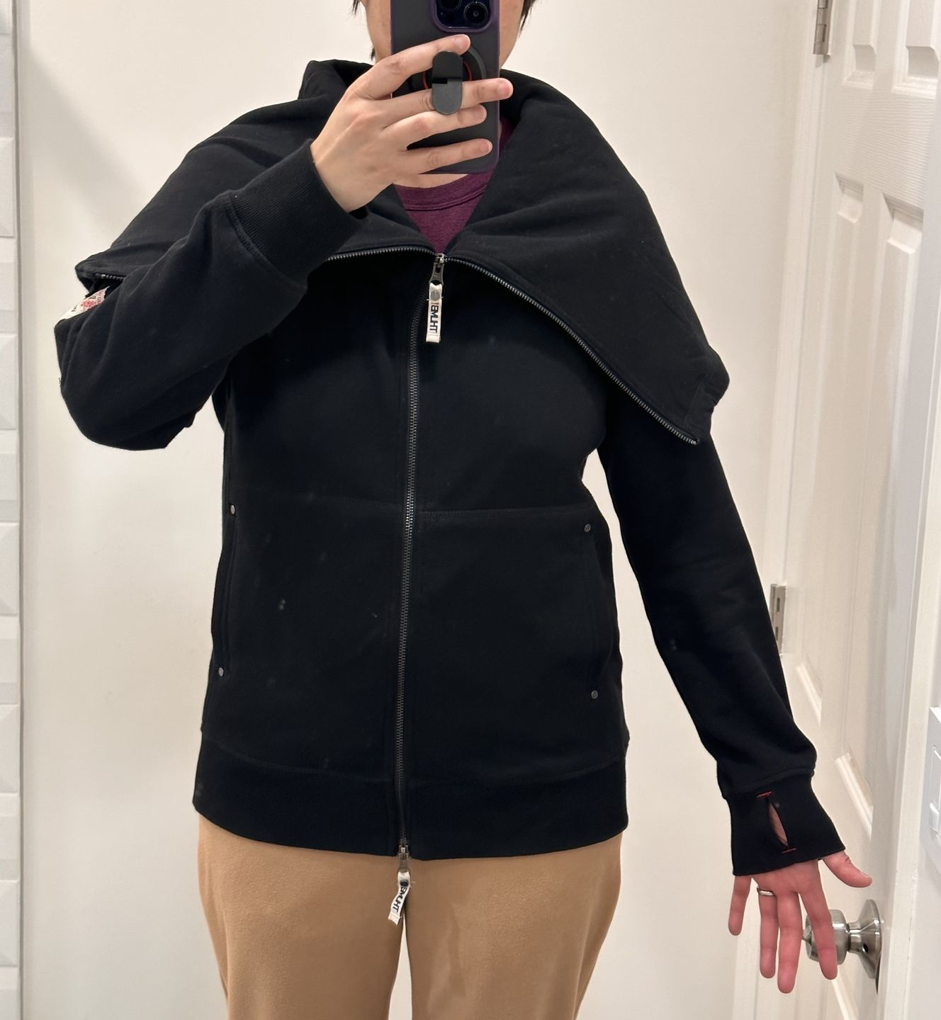Customer photo review of THE CASEY FLEECE
