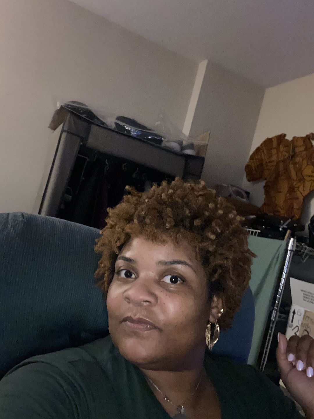 Customer photo review of Wash and Go System with Heavy Hold for Curly Hair