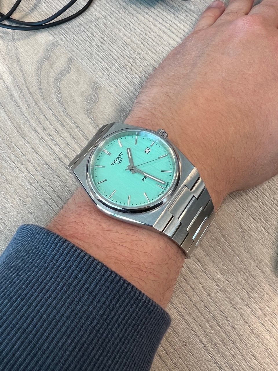 Customer photo review of Reloj Tissot PRX T137.410.11.091.01 Quartz 40mm "Tiffany"