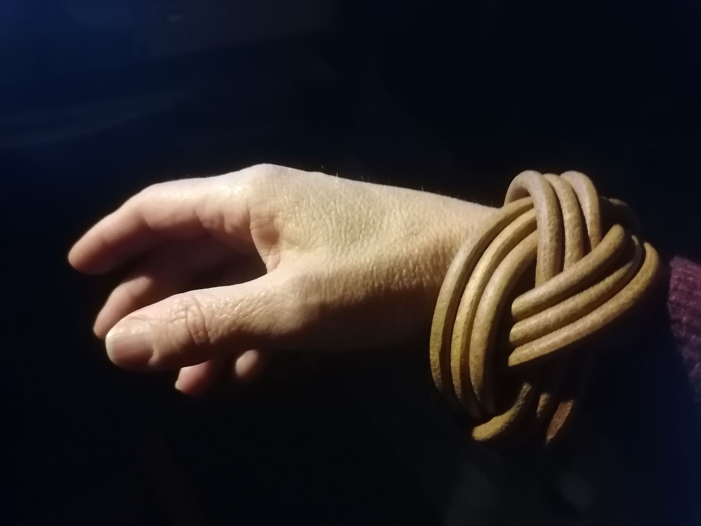 Customer photo review of Bracciale pelle Nodomoro Tulsi
