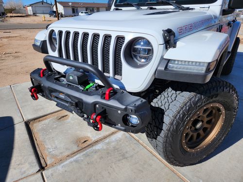 Customer photo review of Jeep Wrangler JL/JT Front Shackle Tab Kit