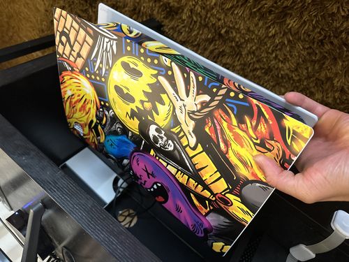 Customer photo review of Free for All - PS5 Console Skin