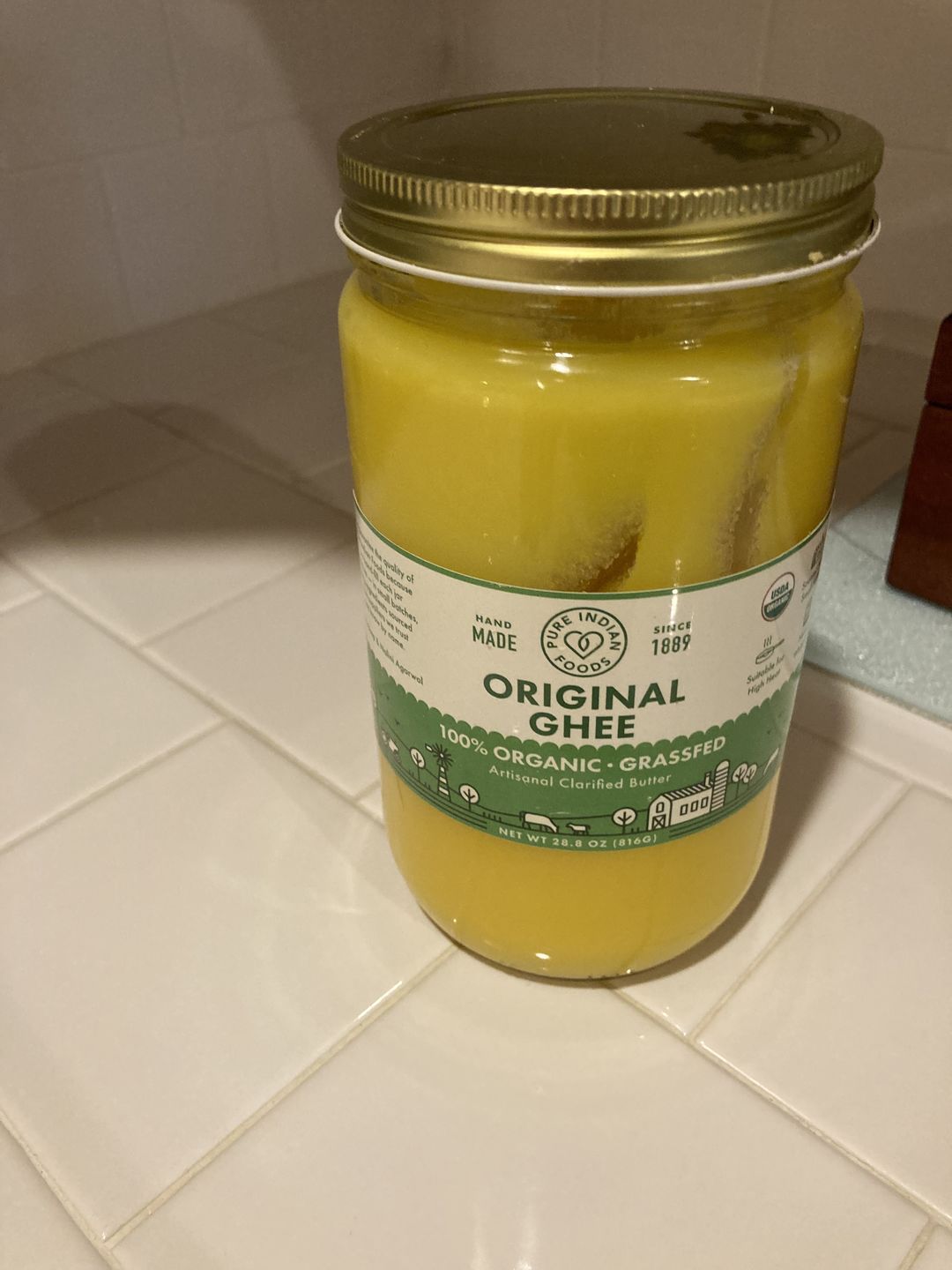 Customer photo review of Original Ghee, Grassfed & Certified Organic