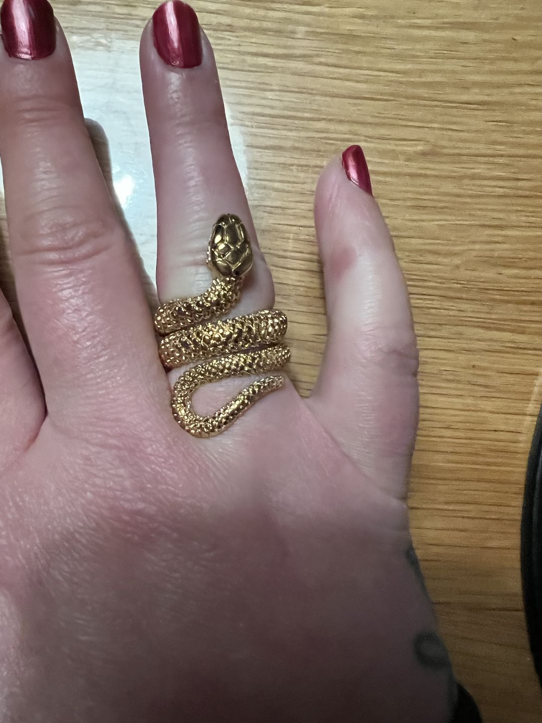 Customer photo review of SERPENT GOLD.