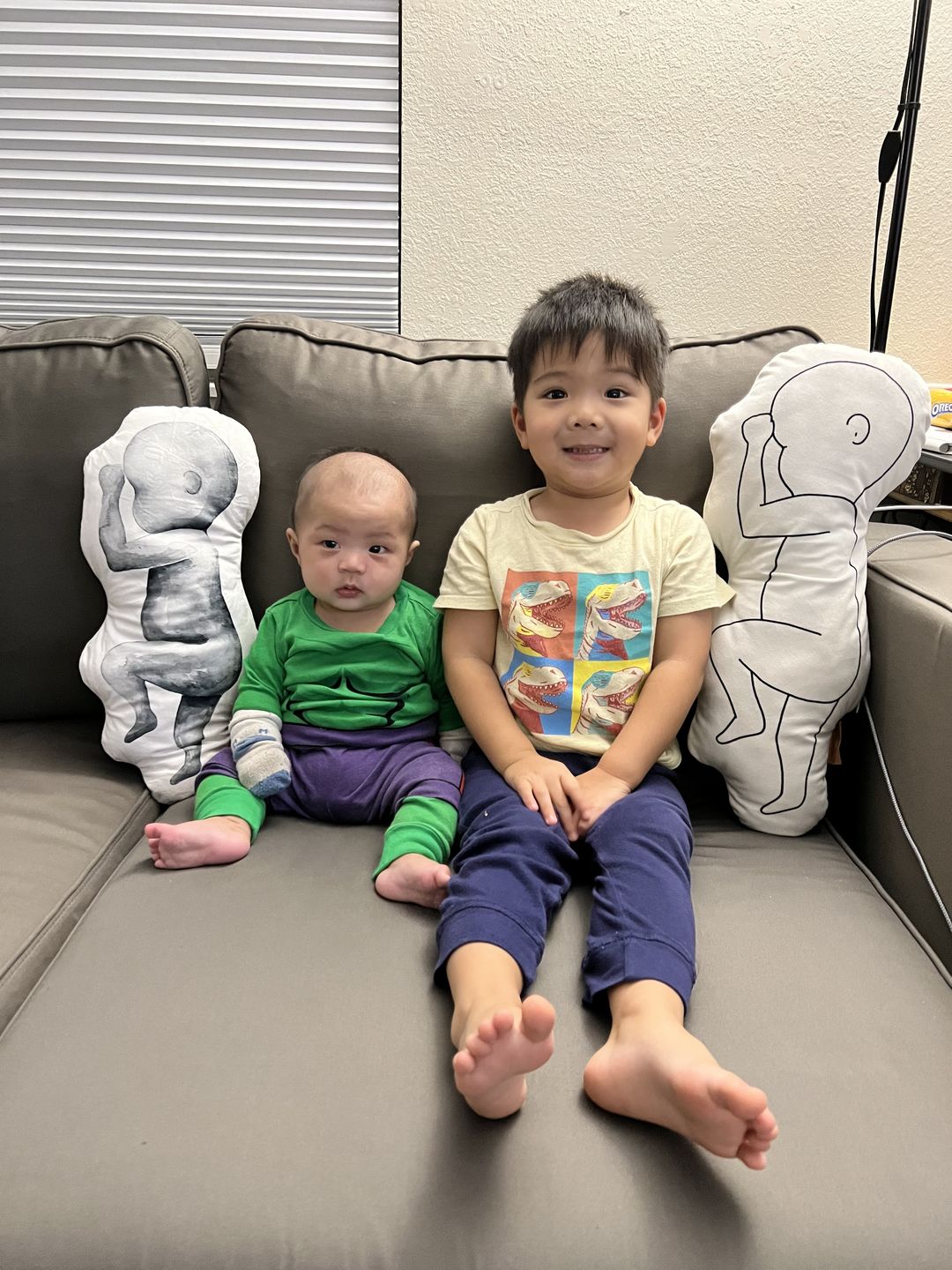 Customer photo review of Birth Pillow Watercolor One