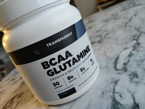 Customer photo review of TRANSPARENT LABS BCAA + GLUTAMINE