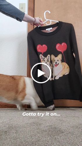 Customer video review of Custom Knit Valentine Heart Balloon Sweater