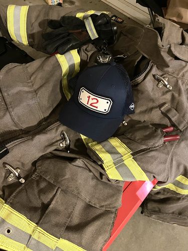 Customer photo review of "TEXT ONLY DESIGN" with custom back of hat