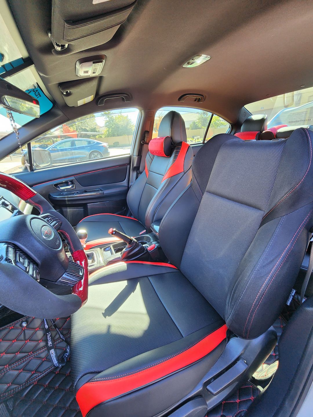 Customer photo review of 2015-21 Subaru WRX / STi Custom Leather Seat Covers
