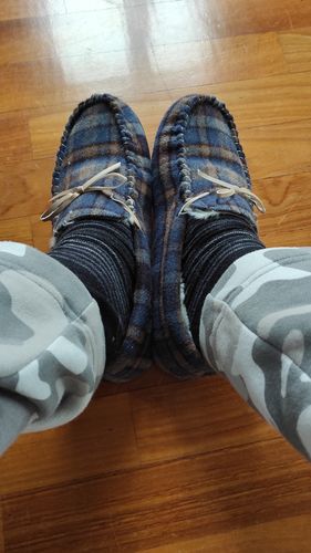 Customer photo review of Pantofola in tessuto