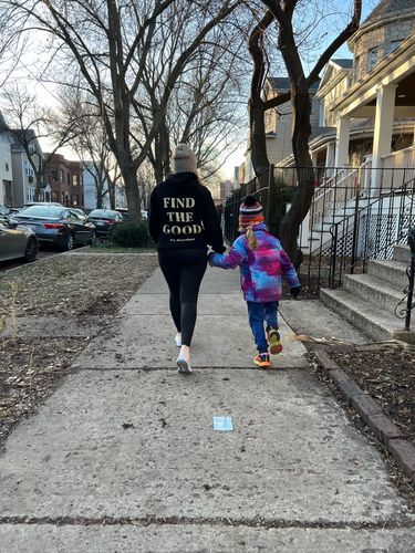 Customer photo review of 3 Simple Words - Embroidered Hoodie - Black