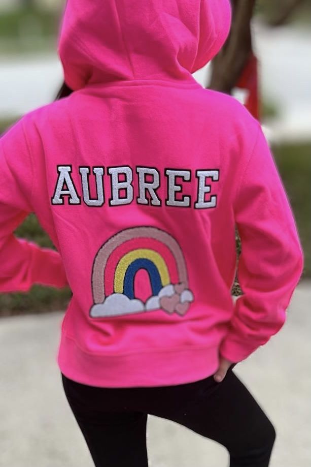 Customer photo review of Kids Zip Hoodie