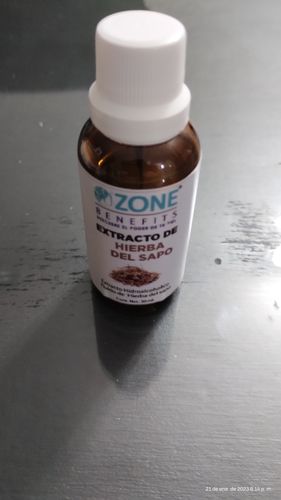 Customer photo review of Extracto de Hierba del Sapo - 30 ml