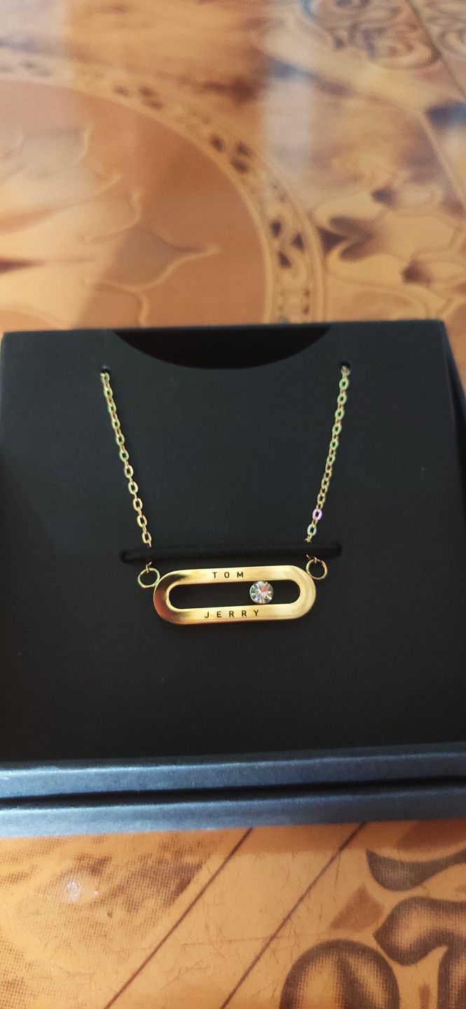 Customer photo review of Personalised Eternal Pendant