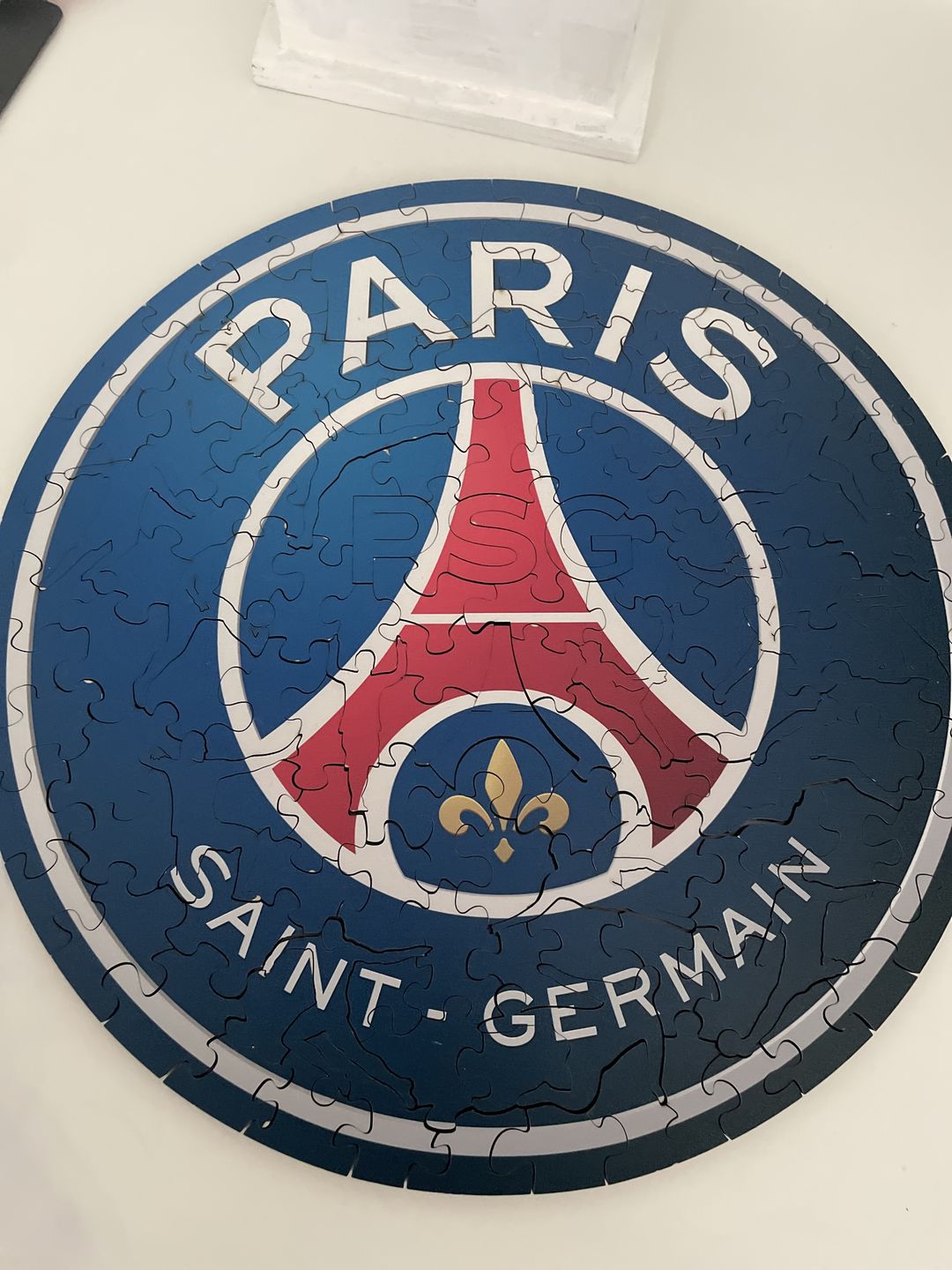 Customer photo review of Paris Saint-Germain FC® Logo - Official Wooden Puzzle