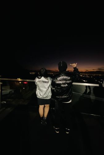 Customer photo review of Overnight Parts Bomber Jacket