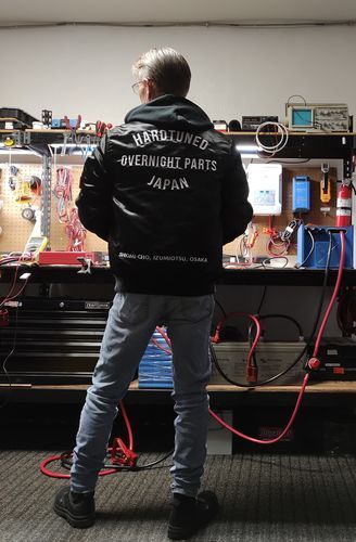 Customer photo review of Overnight Parts Bomber Jacket