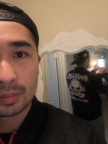 Customer photo review of Origin Labo X Hardtuned Bomber Jacket