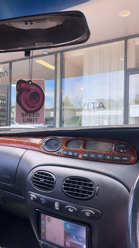 Customer photo review of Pink Turbo Air Freshener - Strawberry