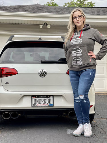 Customer photo review of Volkswagen Golf GTI Womens Hoodie