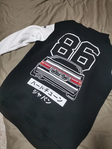 Customer photo review of Toyota AE86 Trueno Pullover Hoodie