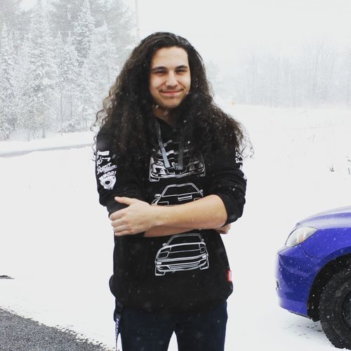 Customer photo review of Mazda RX-7 Pullover Hoodie
