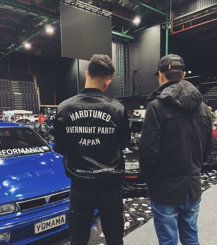 Customer photo review of Overnight Parts Bomber Jacket