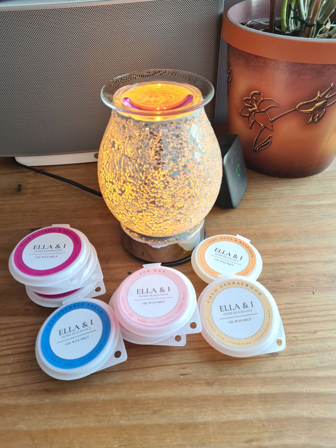 Customer photo review of Wild Bluebell & Bergamot Gel Melt