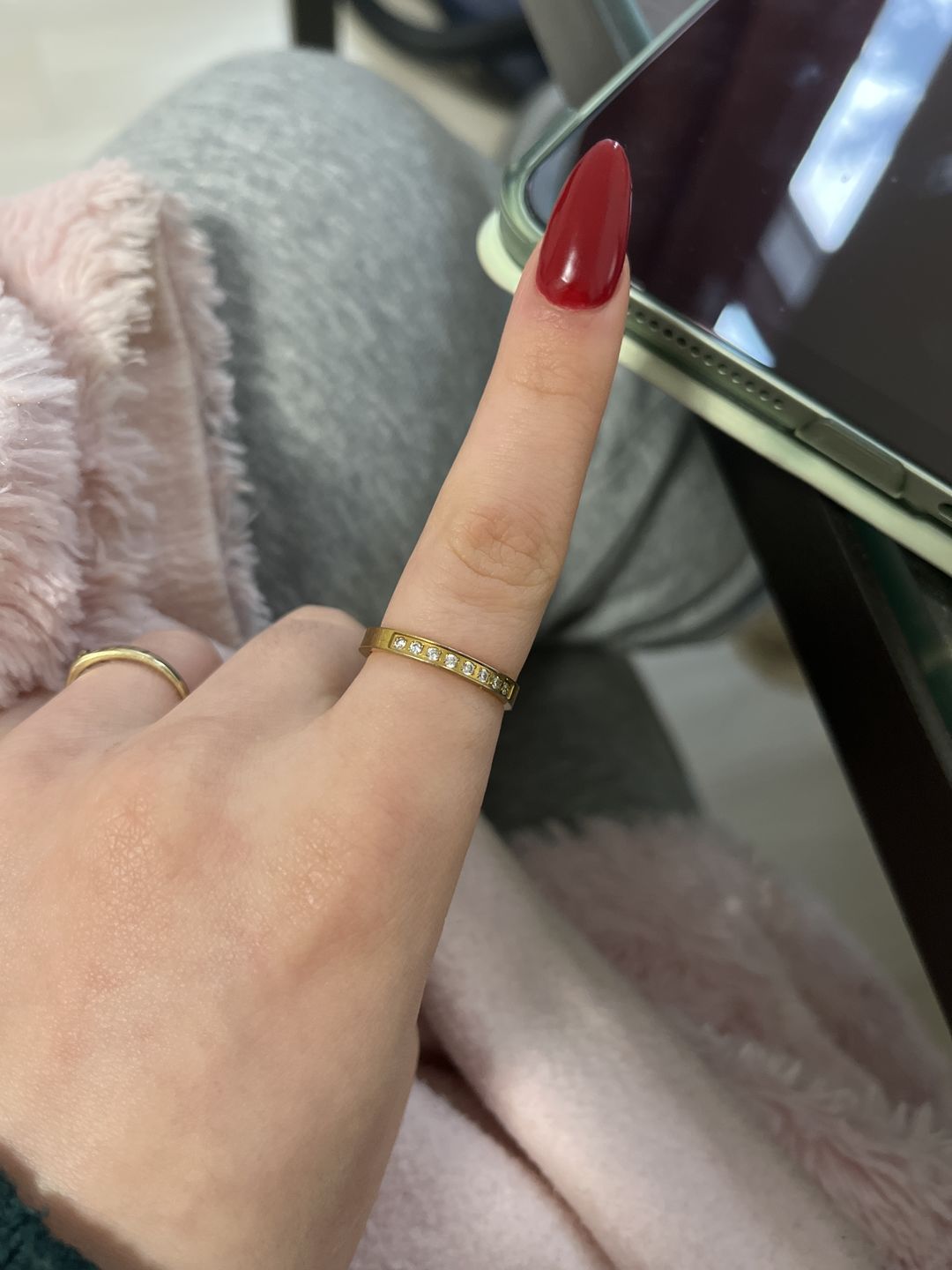 Customer photo review of Belinda Ring | 18K vergoldet