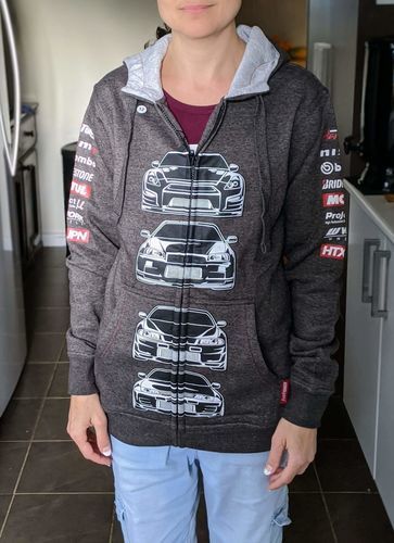 Customer photo review of Nissan Skyline GTR Womens Hoodie