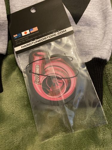 Customer photo review of Pink Turbo Air Freshener - Strawberry