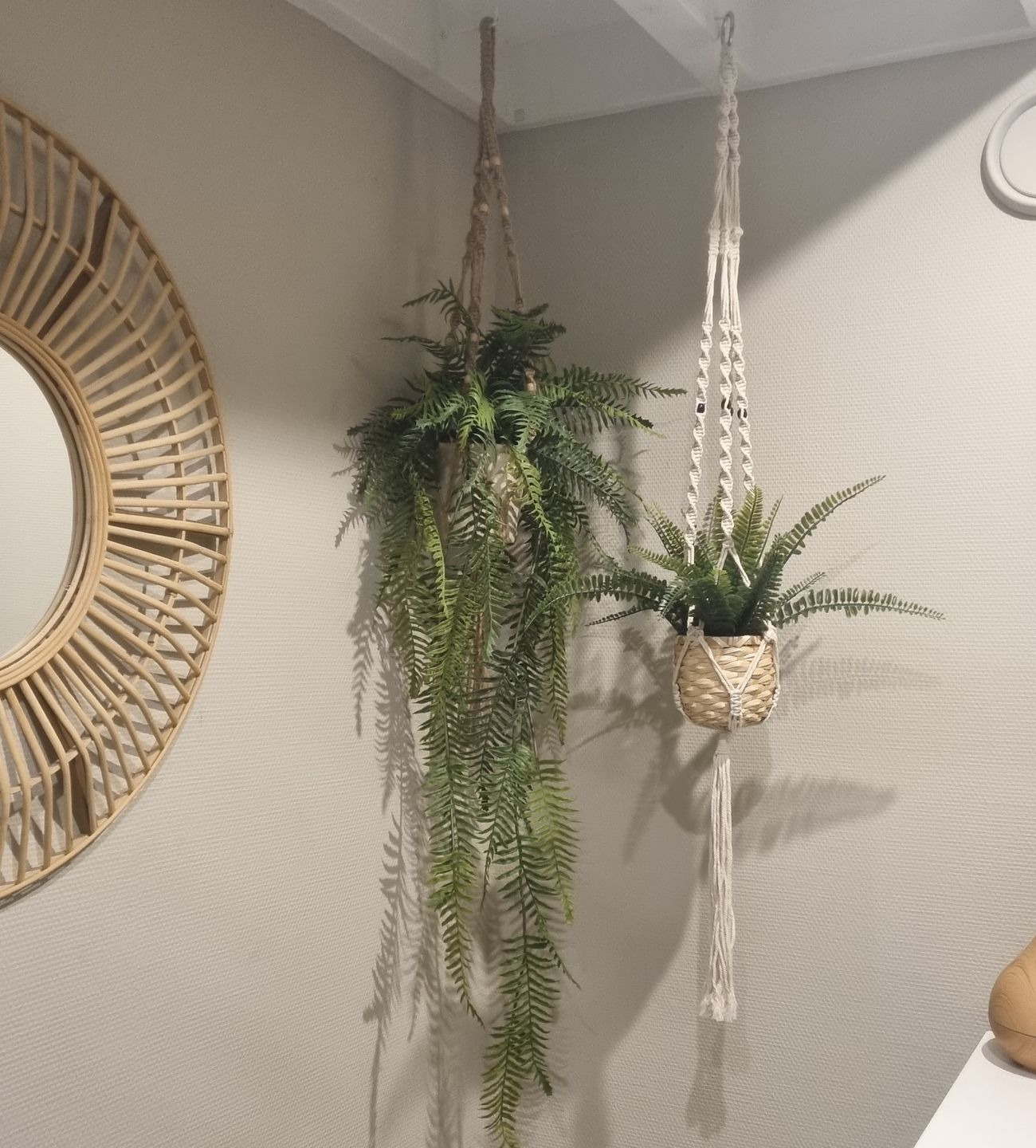 Customer photo review of Varen Kunst Hangplant 110cm
