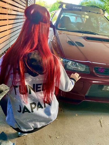 Customer photo review of HTXJPN Crossing Womens Hoodie