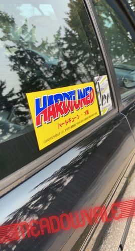 Customer photo review of Hardtuned Garage Vinyl Sticker