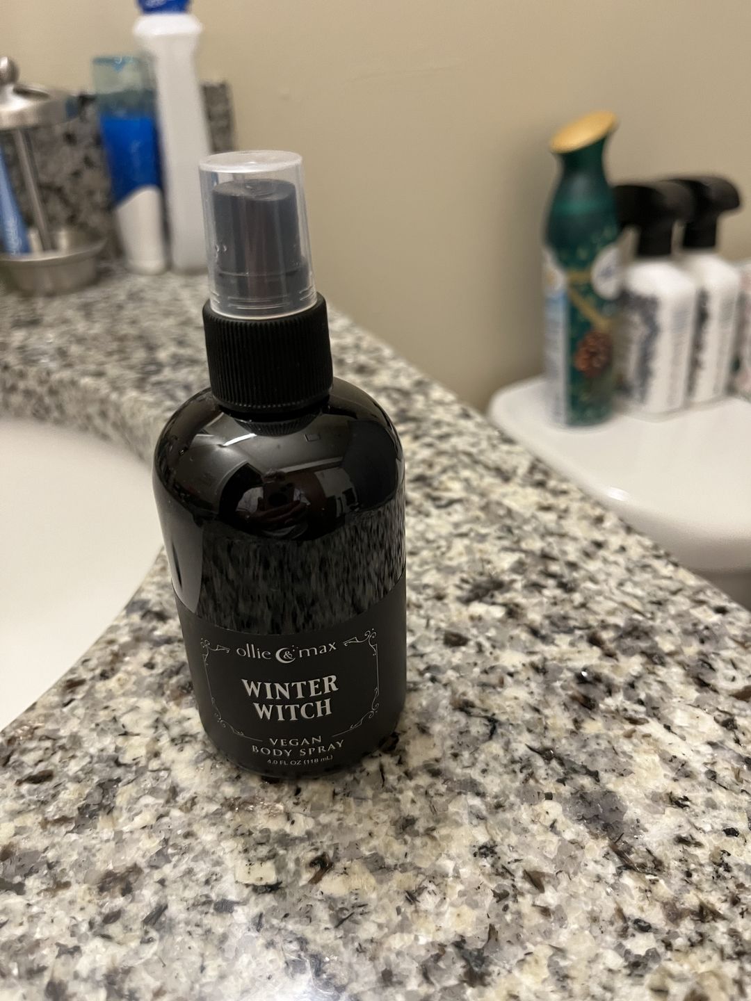 Customer photo review of Winter Witch Body Spray