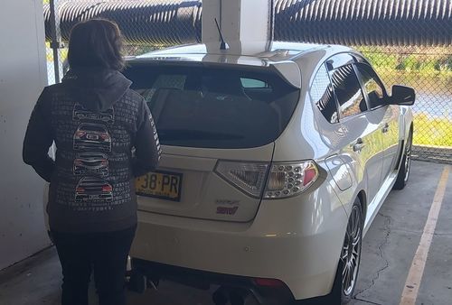 Customer photo review of Subaru WRX STI Womens Hoodie