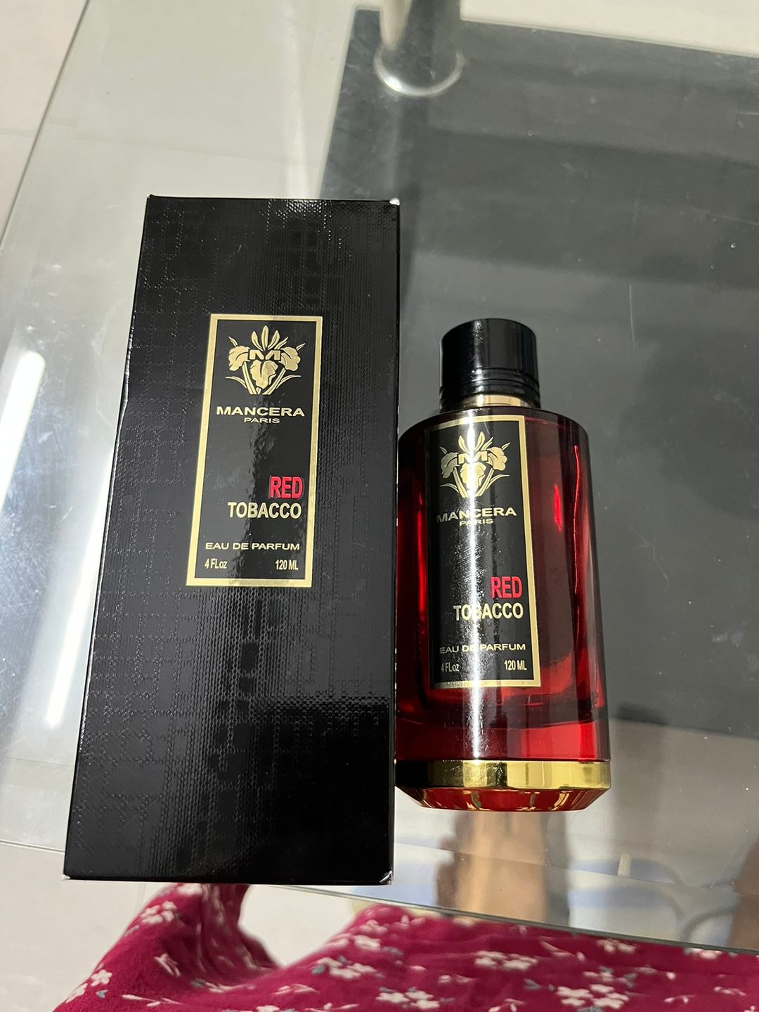 Customer photo review of Mancera Red Tobacco Eau De Parfum For Unisex - 120ml