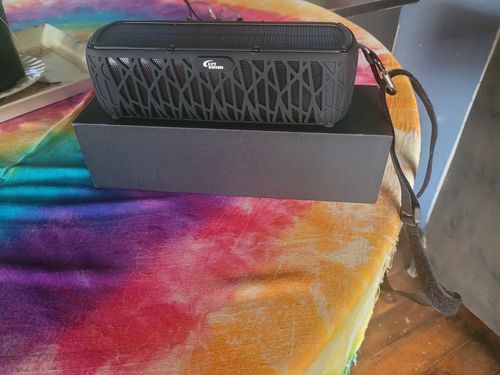 Customer photo review of Solar Bluetooth Speaker & Power-bank