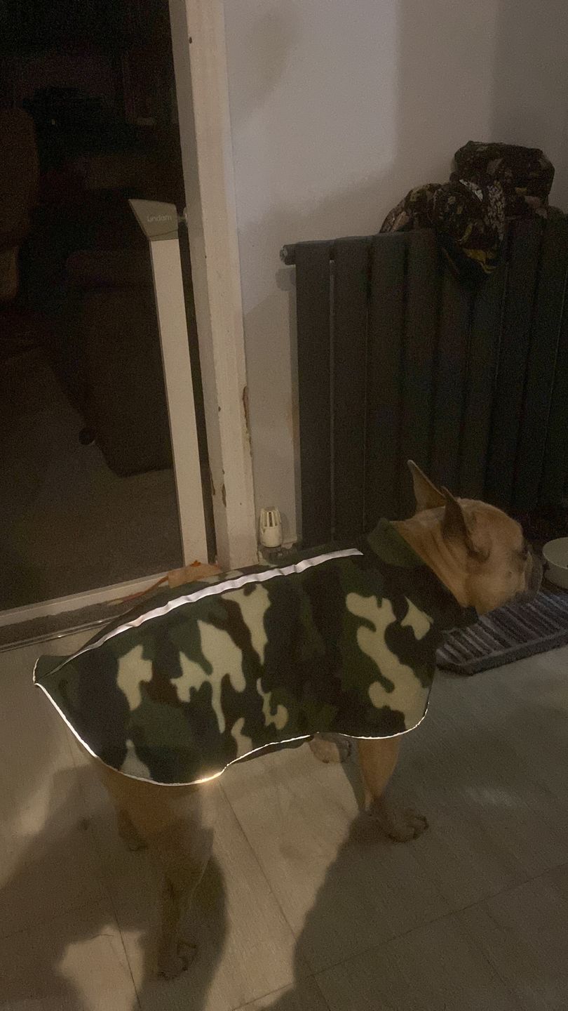 Customer photo review of Camo Anti Pill Polar Fleece Fabric