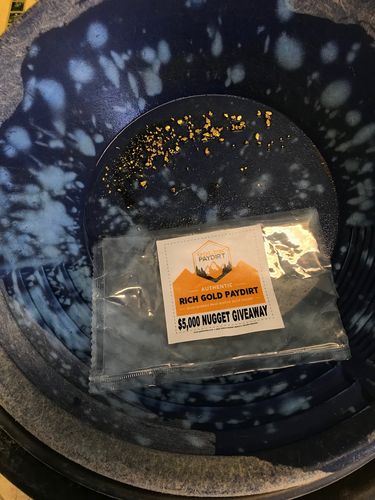 Customer photo review of *BOGO* Goldn Paydirt '$5,000 Nugget Giveaway' - Gold Panning Paydirt Concentrate