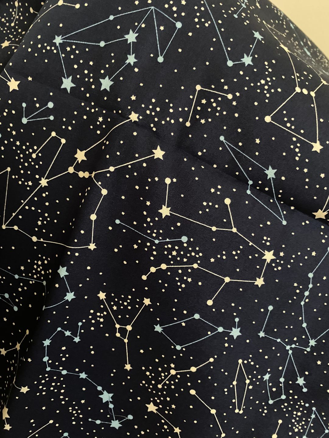 Customer photo review of Stars Constellation Rose & Hubble Cotton Poplin Fabric