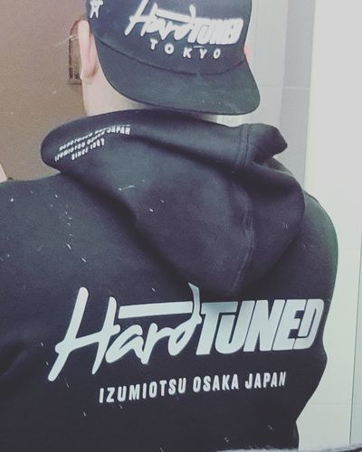 Customer photo review of HardTuned Kanji Hoodie - Black