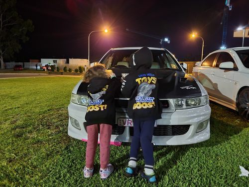 Customer photo review of Kids More Boost Hoodie