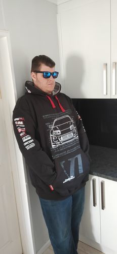Customer photo review of Toyota Supra MKIV Pullover Hoodie