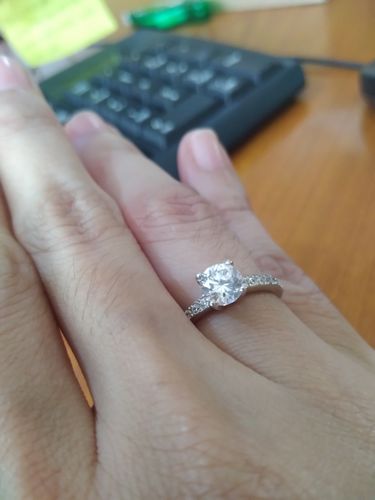 Customer photo review of 1ct Portree Engagement Ring