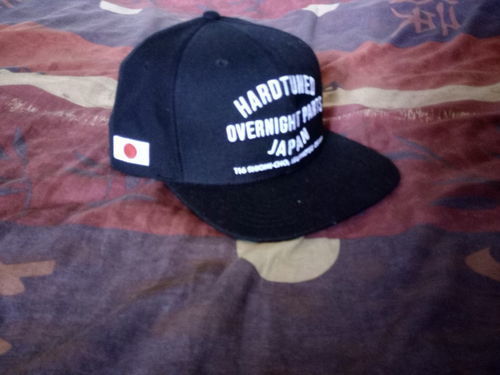 Customer photo review of Hardtuned Overnight Parts Black Flat Brim Cap